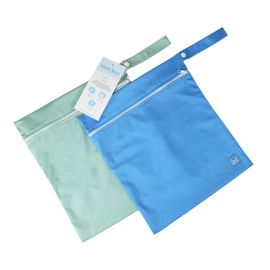 Splash About Wet Bag, Cashmere Blue & Pistachio - Mixed pack of 2