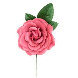 Medium Flemish Flowers, Typical Flower, Flamenco Dance Flower, April Fairs and Romeria Flamingo Flowers for Flamingo Dress, Flamingo Flower Pink Cherry Diameter 13 cm