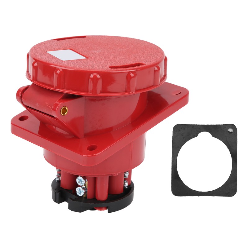 380415V 63A Industrial Connector 3P+N+E 5 Pin Oblique Plug IP67