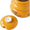 Mini Honey Jars - Ceramic No Drip Honey Container with