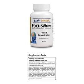 Organic Farms Vitamins Focus Now Suplemento Cerebral 60 Tab