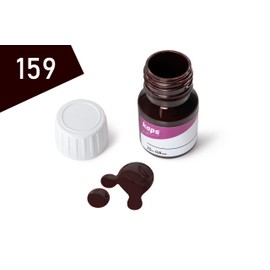 Kaps Dye Super Color + Preparer (25 ml Each), Professional Leather Dye for Natural Leather, Faux Leather and Fabric, for Nourishing and Repairing Leather Shoes (159 - Raisin)