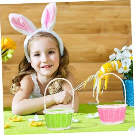 BUGUUYO 7pcs Woven Baskets for Easter Decorative Storage Baskets for Home Picnic Boys and Girls Activities Versatile Craft for Loose Items Table Decor