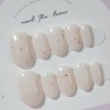 Peach Milk Handmade Nail Tip - Long Stiletto / 복숭아