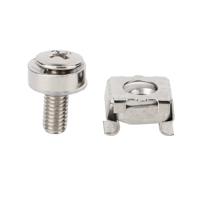 M5 Cage Nuts Hardware Mounting M5*16 Screws for Quadrate Hole