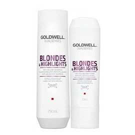 Goldwell Dualsenses Blonde & Highlights Anti-Yellow Shampoo 250 ml Conditioner 200 ml