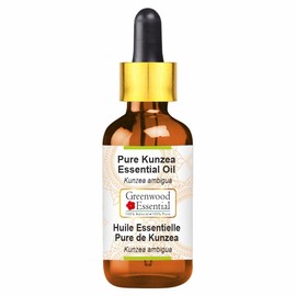 Greenwood Essential Pure Kunzea Essential Oil (Kunzea ambigua) with Glass Dropper Natural Therapeutic Grade Steam Distilled 100ml (3.38 oz)