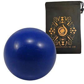 Cascade Juggling 100mm Practice Contact Ball - Beginner Contact Juggling Ball Bag (Blue)