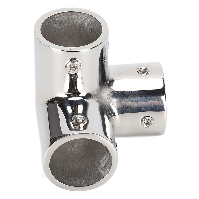 3 Way Corner Tee Joint 316 Stainless Steel Mirror Polished