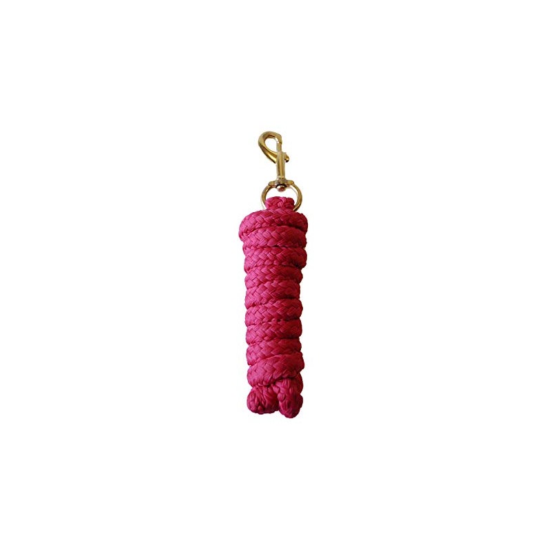Rhinegold Luxe Lead Rope, Raspberry