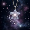 Czhotg Black Five-Pointed Star Pendant Beaded Strap, Cute Mobile Phone