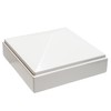 Decorex Hardware 3" x 3" Aluminum Pyramid Post Cap for