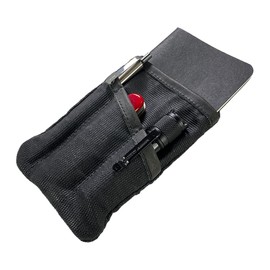 Hide & Drink, Multi-Tool Pocket Pouch, Compact Multipurpose EDC Zippered Bag, Mini Camping Tool Case, Waxed Canvas, Knife Holster, Handmade Slim Organizer (Charcoal Black)