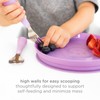 Ubbi Plate Set with Interchangeable Suction Base for Babies and