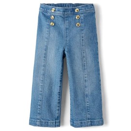 Gymboree,and Toddler Wide Leg Jeans,Elm Wash,10