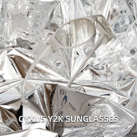 Cyxus Sunglasses Women Men Fashion Glasses Setting UV400 Protection for Travel Driving Fishing Golf 1144, gray