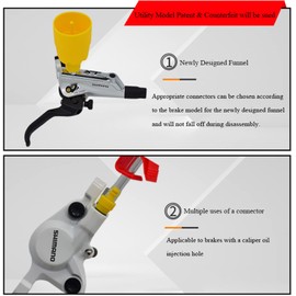 CYCEARTH Bicycle Bleed Kit for TEKTRO TRP Hydraulic Brakes 60ml Mineral Oil Fluid Bike Bleeding Tool