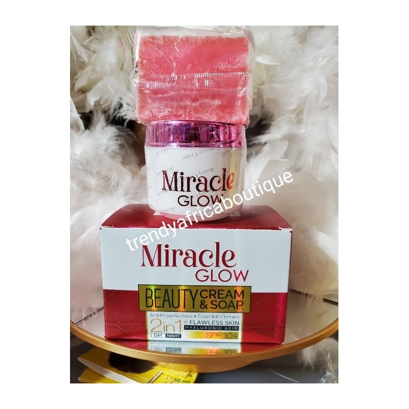 zarwa Miracle GLOW 2in1 DAY /NIGHT Beauty Cream & Soap.