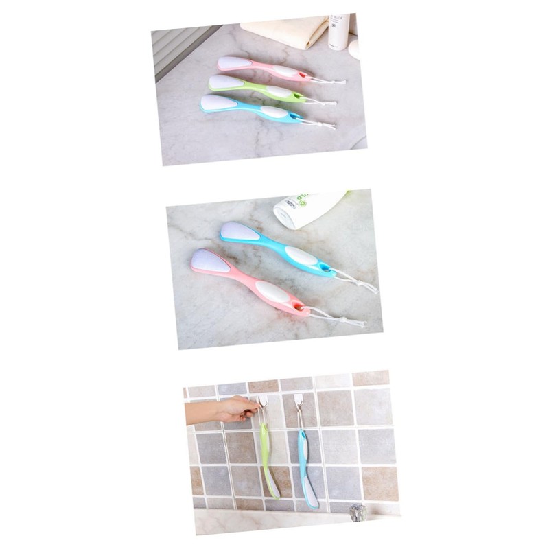 WOONEKY Two-sided Foot Callus Remover Professional Pedicure File Extra- Handle