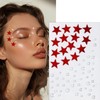3Pack Independence Day Stars Rhinestone Face Body Nail Stickers Patriotic