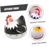 Tofficu 2pcs Cartoon Mechanical Timer for Creative Reminder Kitchen Baking