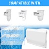 LOUISIOS Replacement Weir Gate for Hayward SPX1082K Skimmers - White,