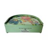 MacKenzie Flower Market Green Napkin Holder Brand New