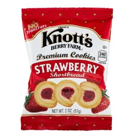 Knott's Bite Size Cookies, Strawberry Shortbread, 2oz, 36-count