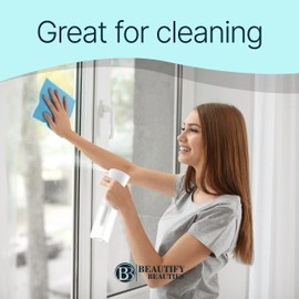 BeautifyBeauties BeautifyBeauties Spray Bottle For Hair – Continuous Mister Spray Bottle for Hairstyling, Cleaning, Plants, Pets, Barbers, Salons, Essential Oil Scents (10.1 Ounce)