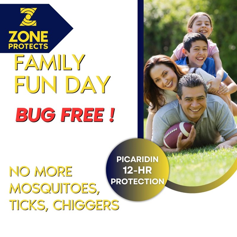 Zone Protects Picaridin Unscented Insect Repellent Continuous Spray + Refill