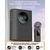 ZERFUN S67 Voice Amplifier Wireless Microphone for Teachers Classroom Rechargeable,