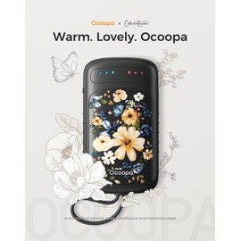 OCOOPA UT5 DuoHeat Electric Hand Warmer, Double-Sided Heating, 2s Instant Heat, 8 Hours Running Time, 67 g Lightweight, Reusable Pocket Warmer for Camping, Hunting, Commuting, Gifts for Men,