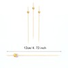 200 Pcs Cocktail Picks,4.7 Inch Fancy Toothpicks,Disco Ball Decorative Toothpicks