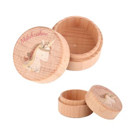GADITIEK Tooth Box Milk Teeth for Girls and Boys, Milk Tooth Box with Cute Motif, Tooth Box for Milk Teeth, Gift Ideas for Christening and Birthday, New Parents Tooth Fairy Gift (Unicorn)