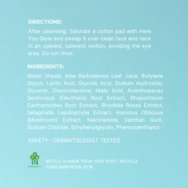 Nu Skin Here You Glow Face Exfoliator Toner | Toner for face with water, Salicylic Acid, Glycolic Acid & Hydroxy Acid Blend | Unclog Pores, Prevent Acne, Smooth & Hydrate your skin | 150 ml | 2 Pack