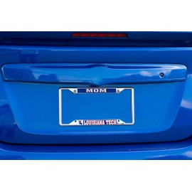 Desert Cactus Louisiana Tech University Car Accessories Bulldogs Metal License Plate Frame and Tag Holder for Front or Rear of Car (Mom)