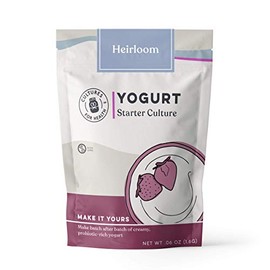 Cultures for Health Heirloom Yogurt Starter Culture | Non-GMO, DIY | 4 Types Of Plain Cultures In One Variety Box | Lets You Re-use It Many Times Without Any Loss In Nutrients | Rich, Tangy, Creamy
