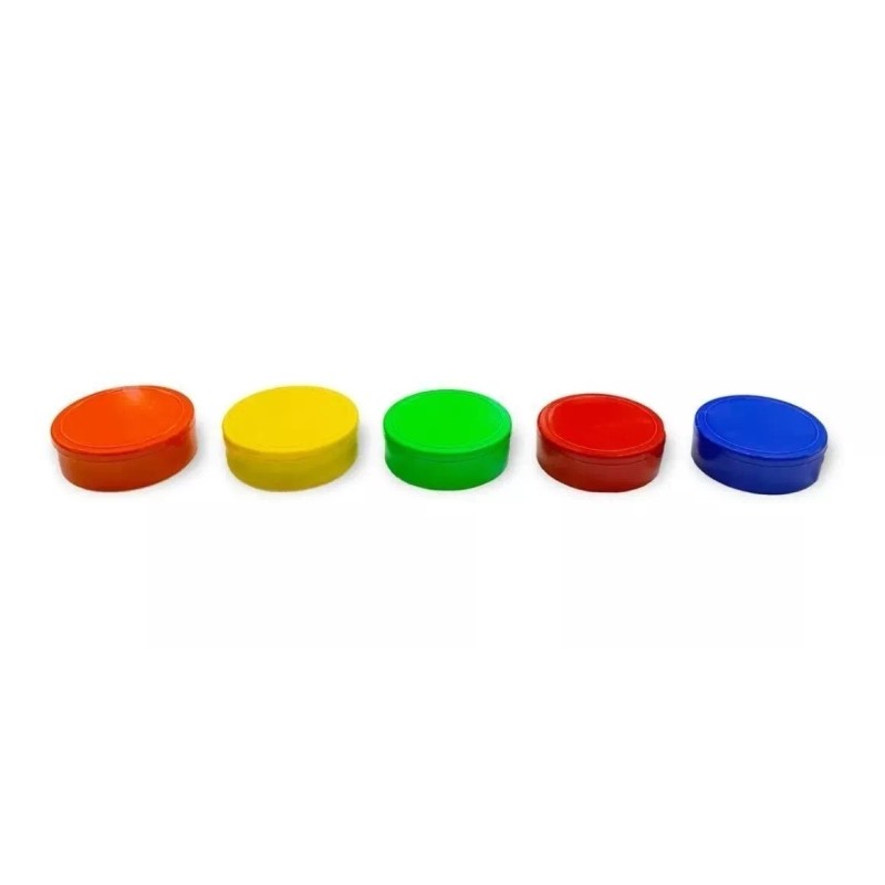 Hacer y Aprender Fracciones Circulares 11cm. Matemático De Plástico