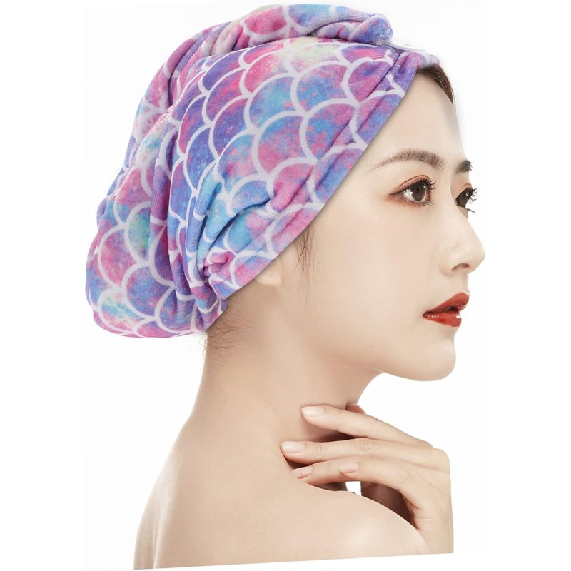 Toallas de Secado Rápido para Cabello Niña, Microfibra, 2 Piezas