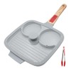 RANX INGST Ceramic Egg Pan with Lid, 10 in Nonstick