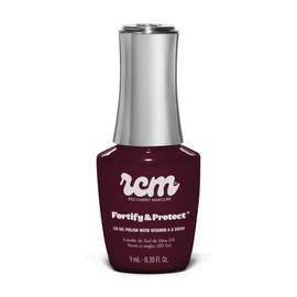 RC Red Carpet Manicure Esmalte de Uñas LED Gel Film Reel Red, Crema Rojo Oscuro, 9 ml                                                                 