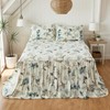 100% Cotton Queen Size Bedspread Beige Oversized 60x80 + 30in