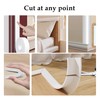 Strong Adhesive Door Weather Stripping,2Inch Wide X 1/13 Inch Thick,Foam