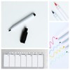 Dry Erase Black Markers with Cap and Eraser, Ideal for