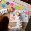 240 Sheets Pastel Sticky Notes Set 8 Color Star Shape