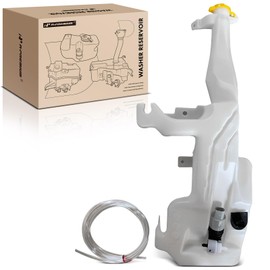 A-Premium Windshield Washer Reservoir Tank Assembly Compatible with Dodge Durango 2018-2024 - with Cap & Washer Pump & Fluid Level Sensor