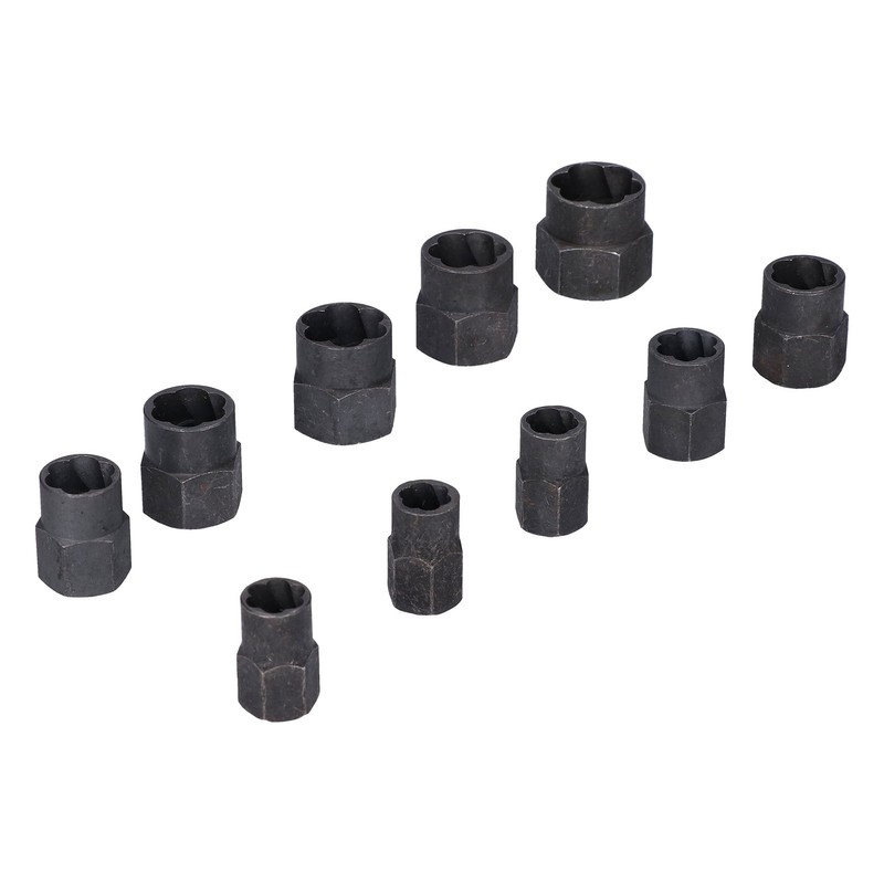 10Pcs Broken Nut Extractor Hex Remover Disassembling Tool Industrial Accessories