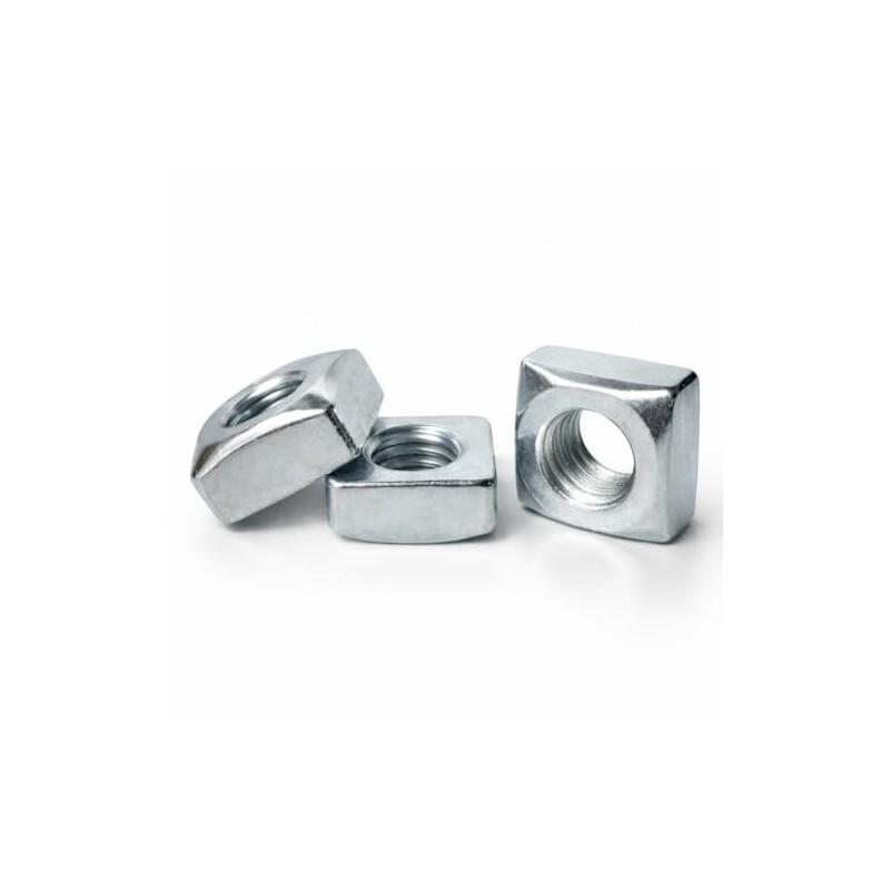 M12 (12mm) (Pack of 10) Square Nuts to Fit Metric