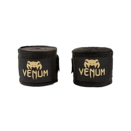 Venum Contact Boxing Bandages - Black/Gold - 2.5 m