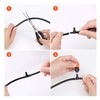 40 Pieces Watering Dripper with T-Joints, Adjustable Micro Drip Irrigation,
